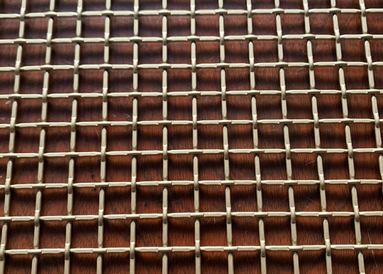 2mm Wire 10mm Hole Decorative Metal Mesh , Decorative Perforated Metal Sheet Durable