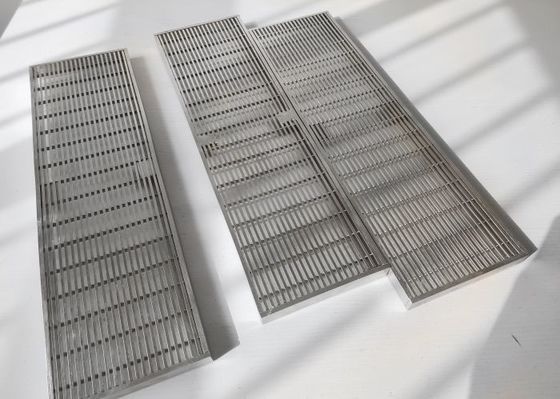 Rust Resistance 2mm Slot Johnson Wedge Wire Screens 1*2mm