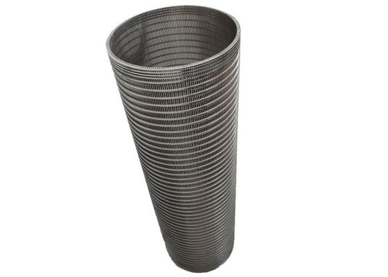 0.6mm Slot ID200mm H600mm Carbon Water Filter Cartridge For Dewatering Machine