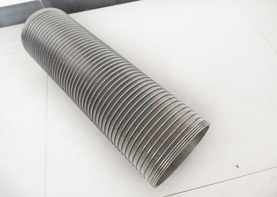 0.6mm Slot ID200mm H600mm Carbon Water Filter Cartridge For Dewatering Machine